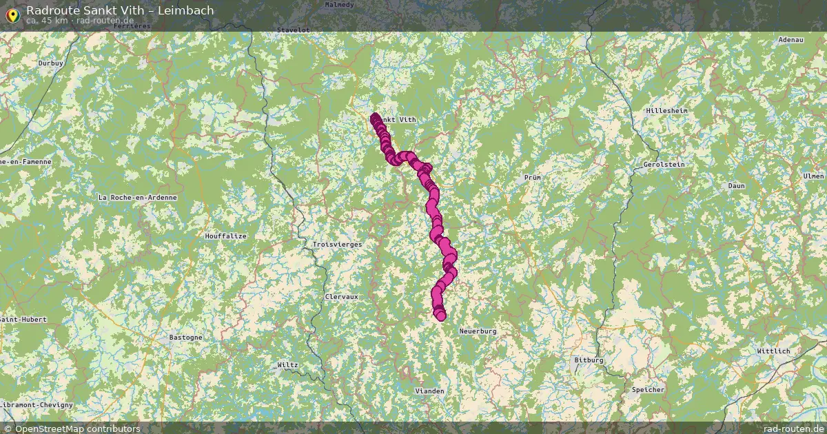 Radtour Sankt Vith – Leimbach