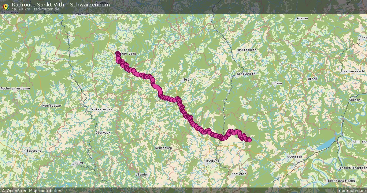 Radtour Sankt Vith – Schwarzenborn