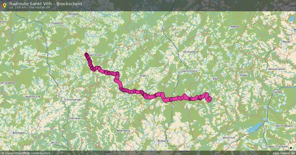 Radtour Sankt Vith – Brockscheid