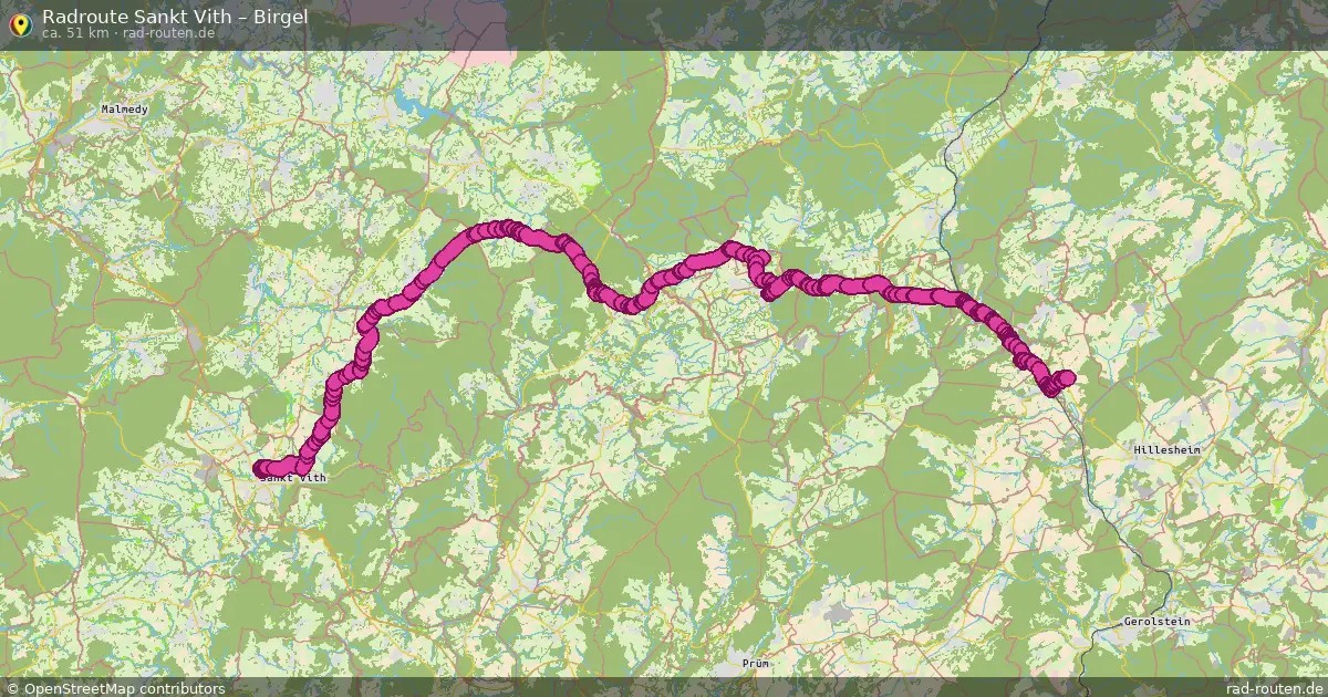 Radtour Sankt Vith – Birgel
