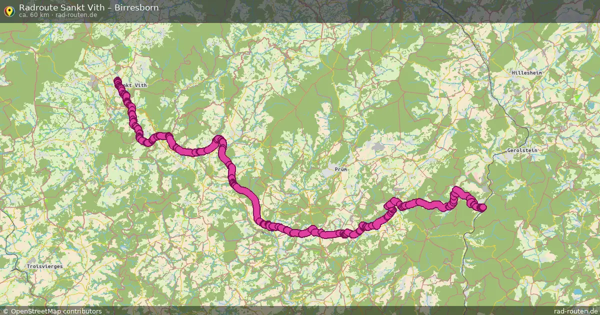 Radtour Sankt Vith – Birresborn