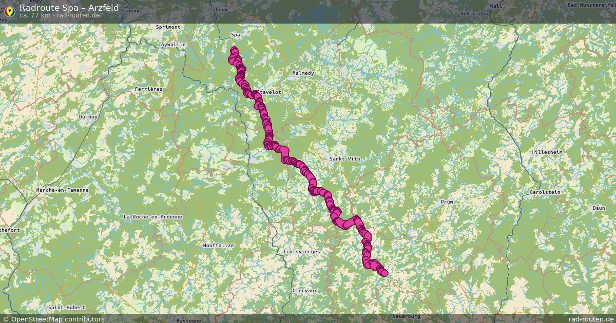 Radtour Spa – Arzfeld