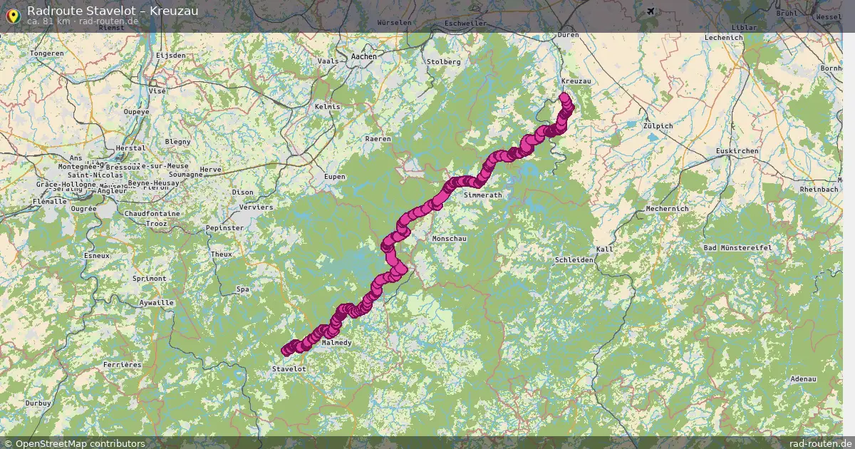 Radtour Stavelot – Kreuzau