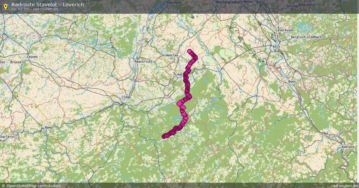 Radtour Stavelot – Loverich