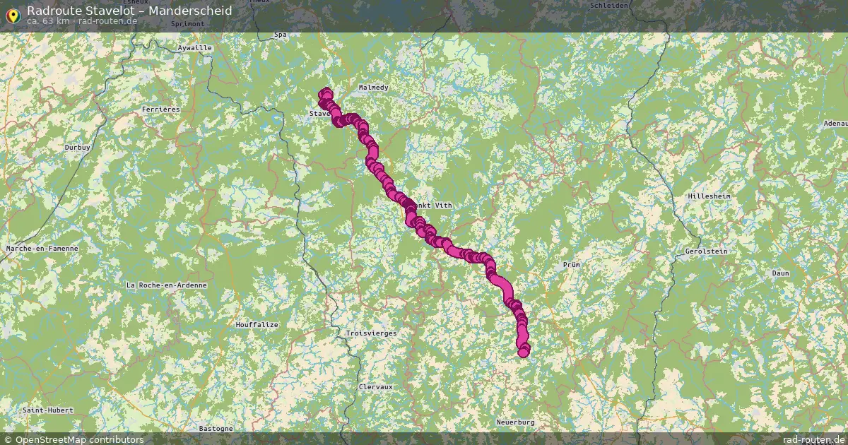 Radtour Stavelot – Manderscheid