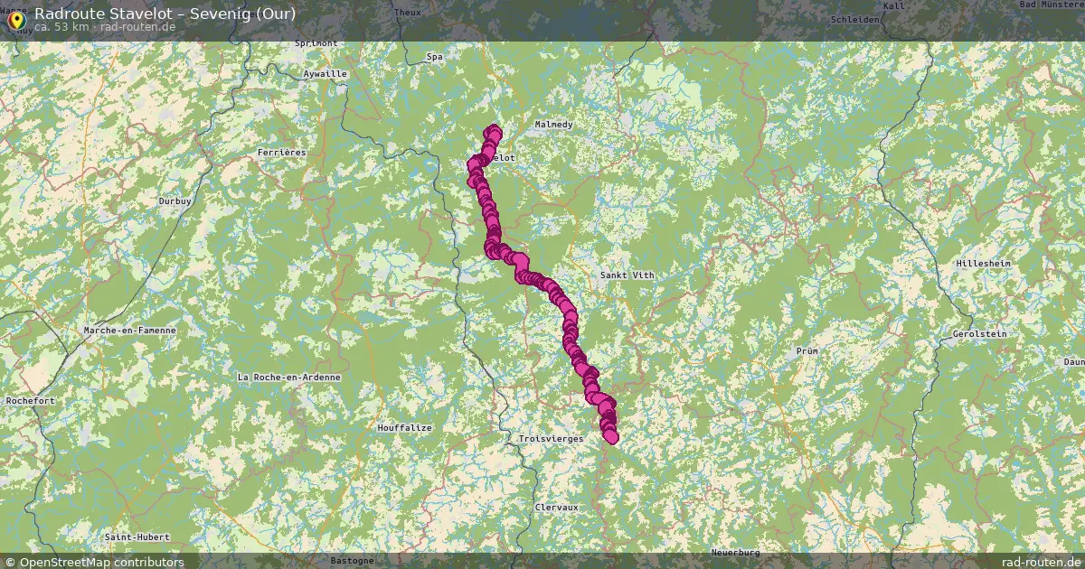Radtour Stavelot – Sevenig (Our)