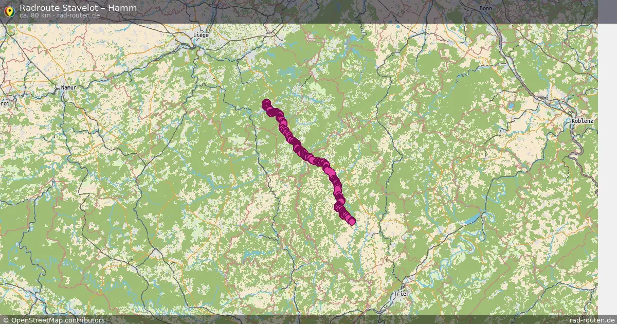 Radtour Stavelot – Hamm
