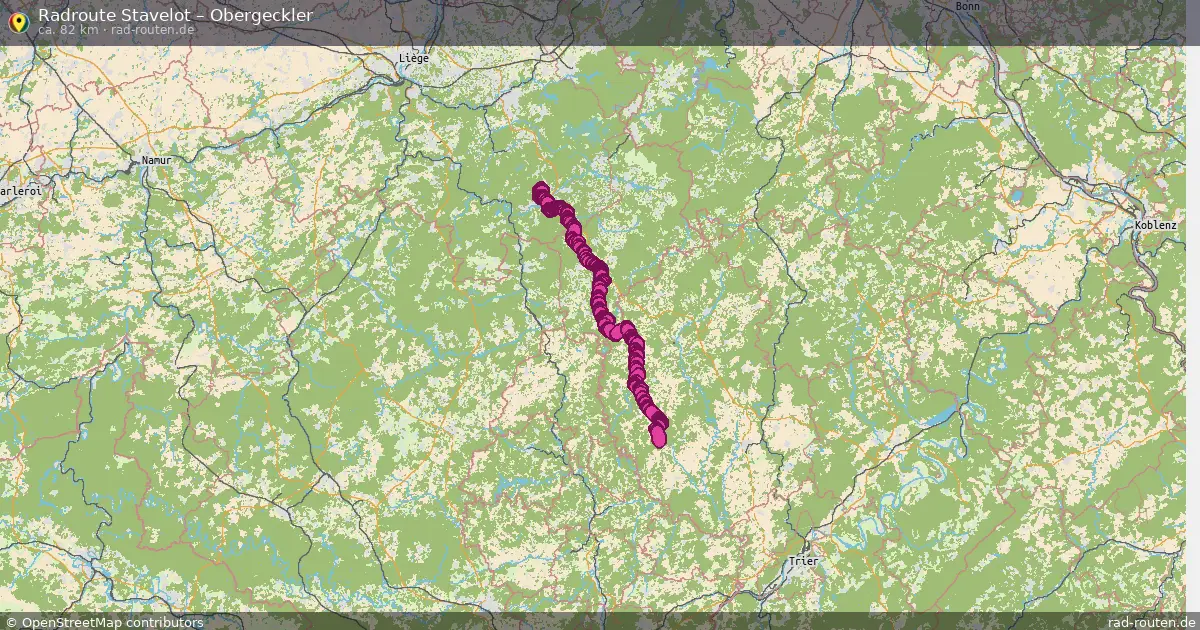 Radtour Stavelot – Obergeckler
