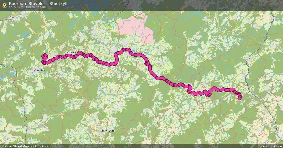 Radtour Stavelot – Stadtkyll