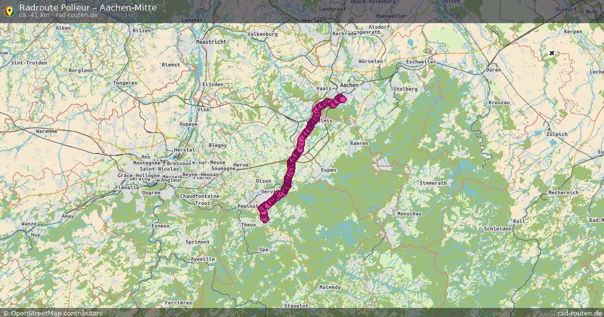 Radtour Polleur – Aachen-Mitte