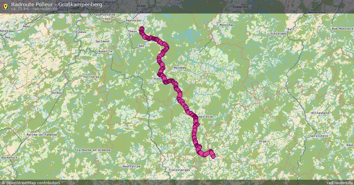Radtour Polleur – Großkampenberg