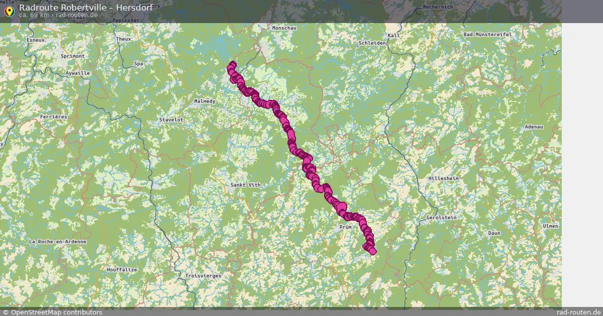 Radtour Robertville – Hersdorf