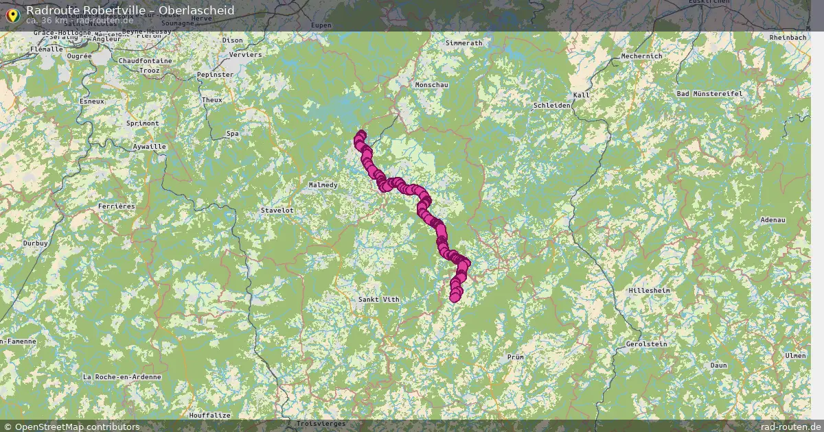 Radtour Robertville – Oberlascheid