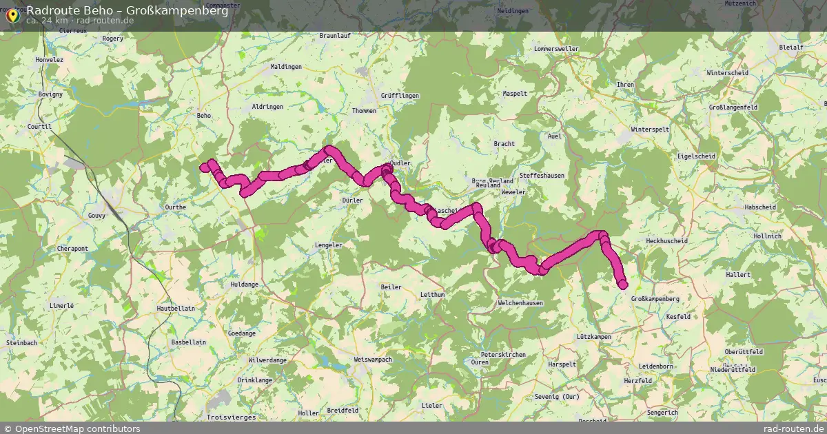 Radtour Beho – Großkampenberg
