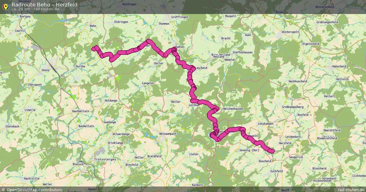 Radtour Beho – Herzfeld