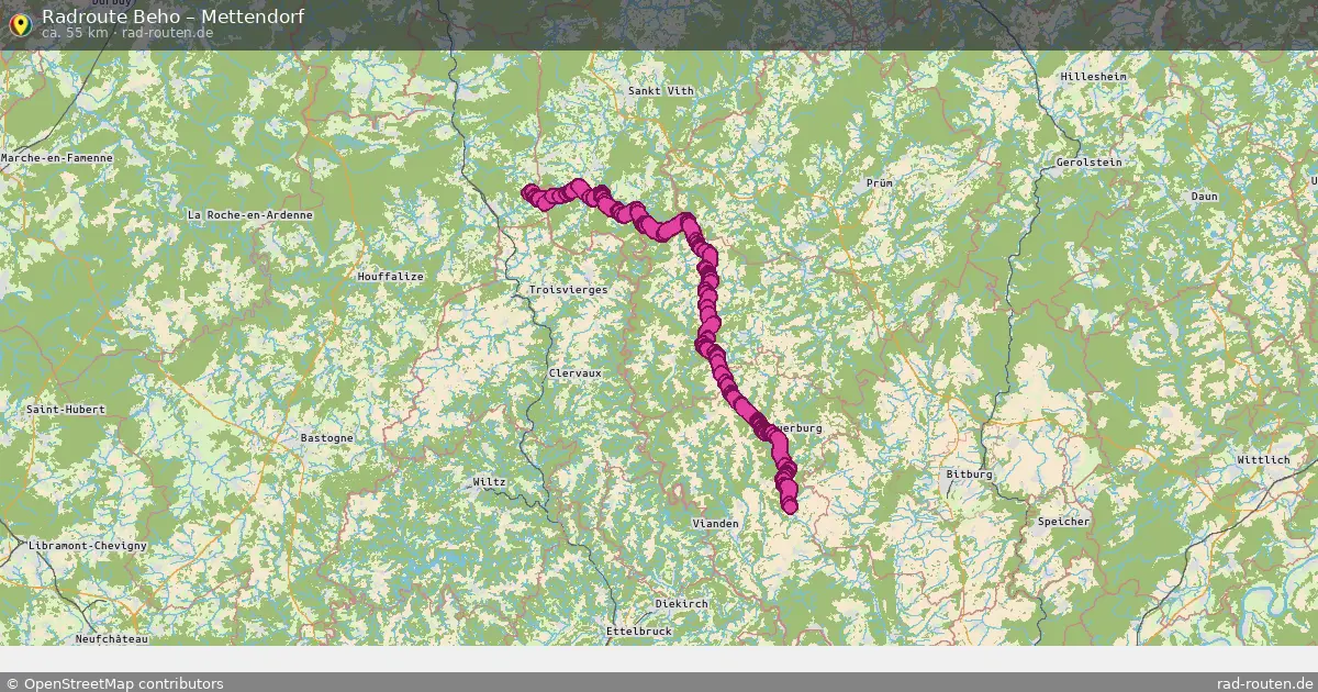 Radtour Beho – Mettendorf
