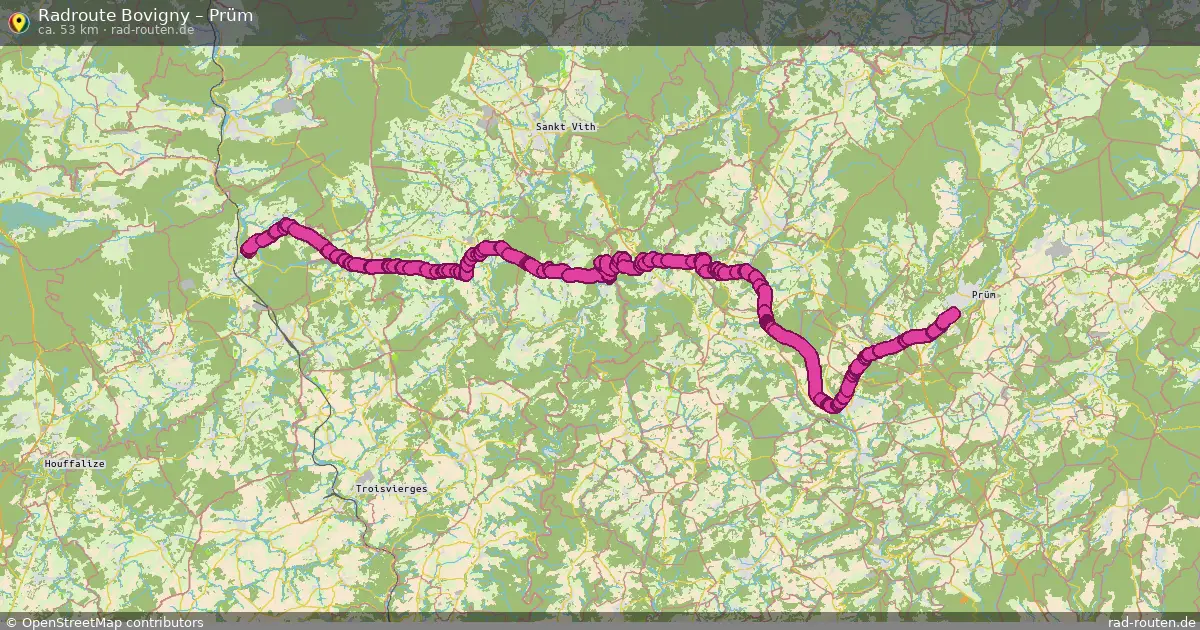 Radtour Bovigny – Prüm