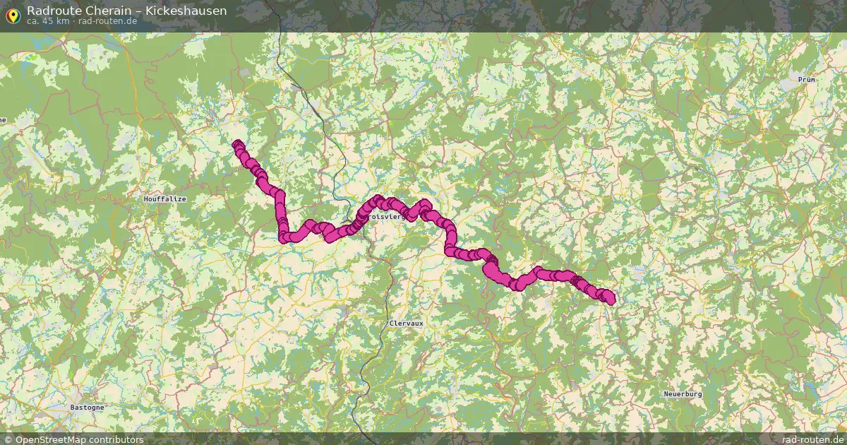 Radtour Cherain – Kickeshausen