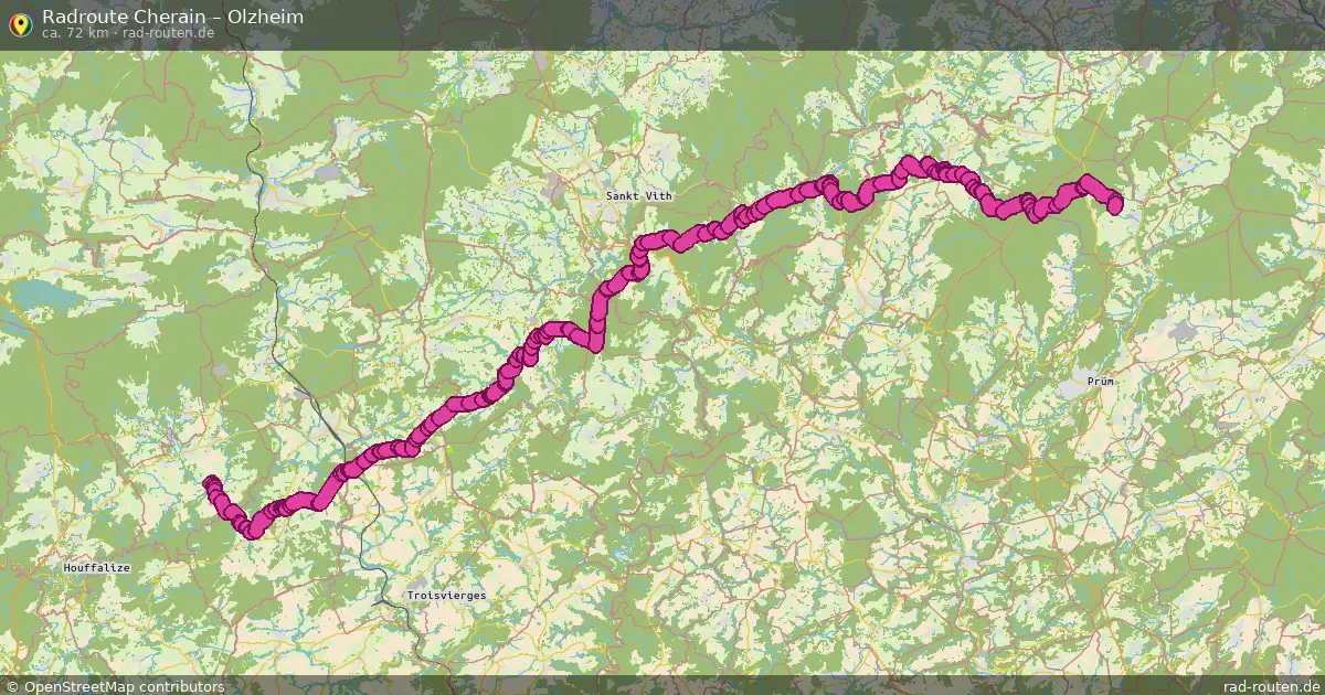Radtour Cherain – Olzheim
