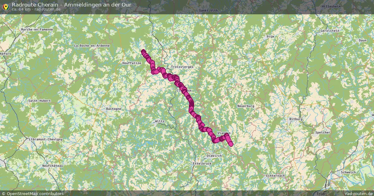 Radtour Cherain – Ammeldingen An Der Our