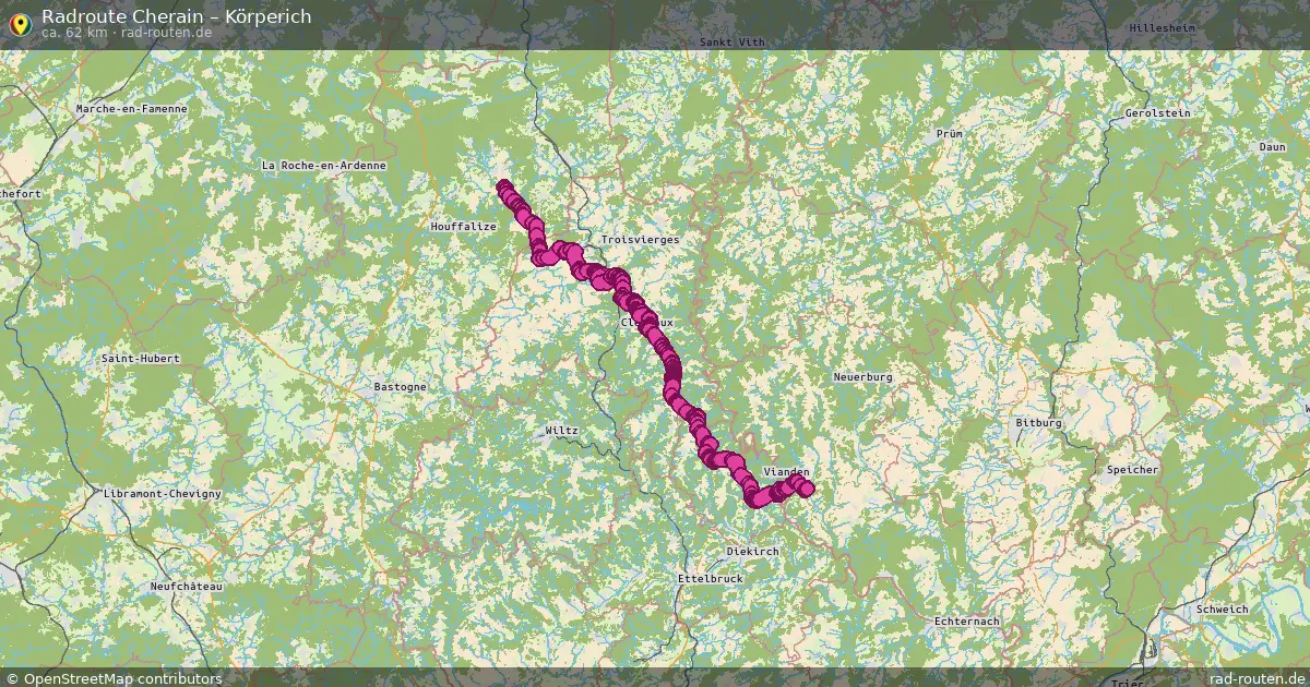 Radtour Cherain – Körperich