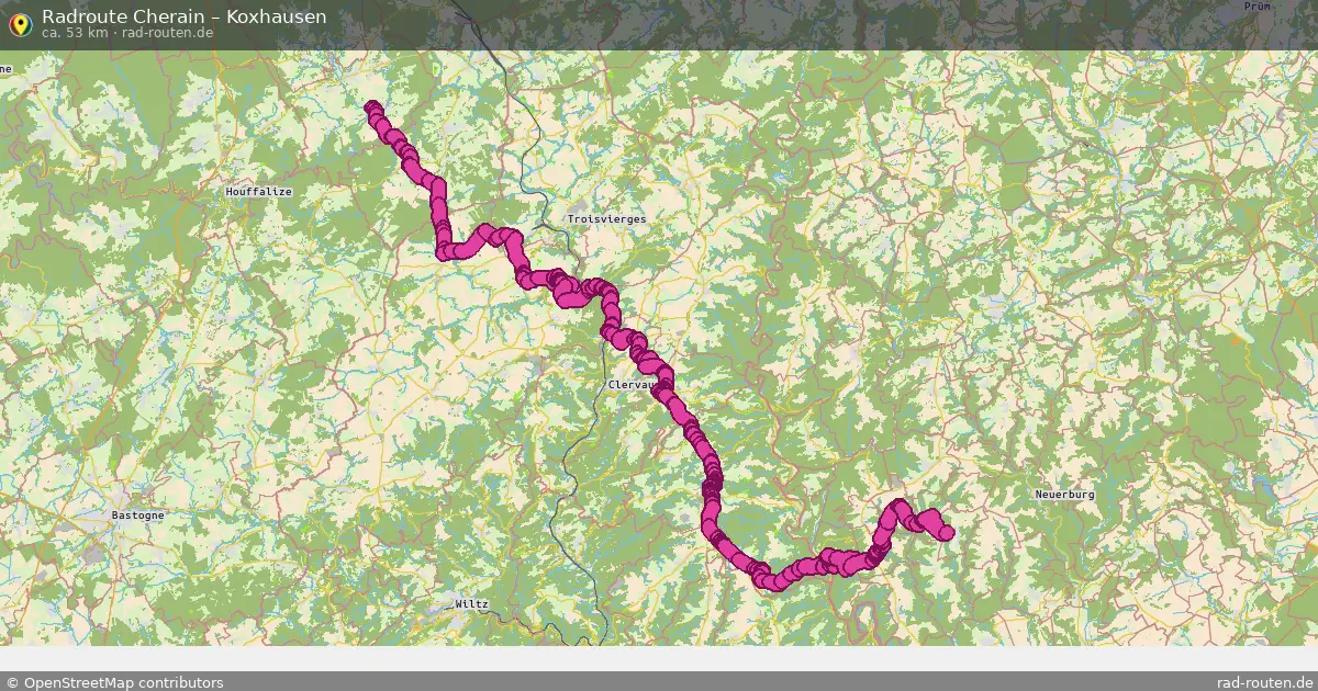 Radtour Cherain – Koxhausen