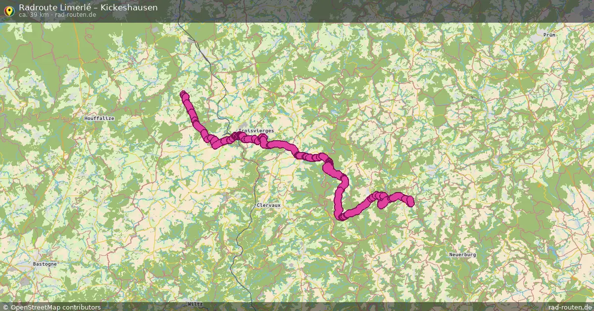 Radtour Limerlé – Kickeshausen