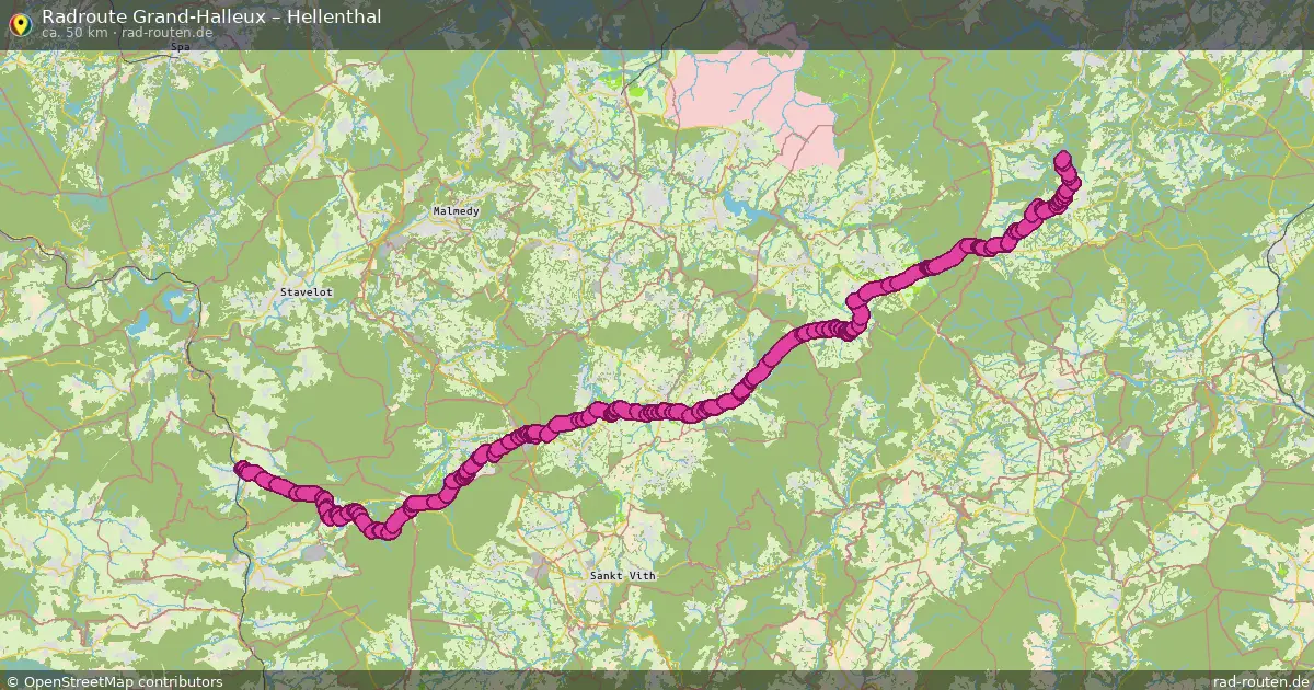 Radtour Grand-Halleux – Hellenthal