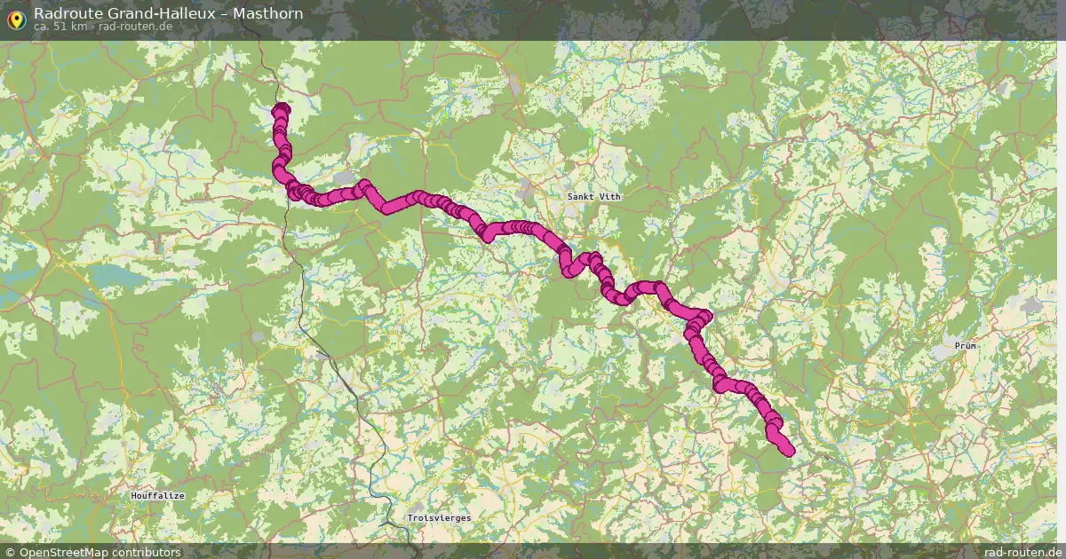 Radtour Grand-Halleux – Masthorn