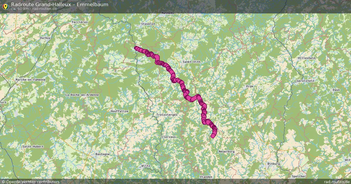 Radtour Grand-Halleux – Emmelbaum
