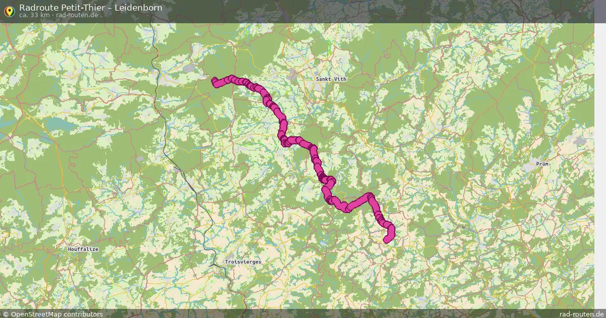 Radtour Petit-Thier – Leidenborn