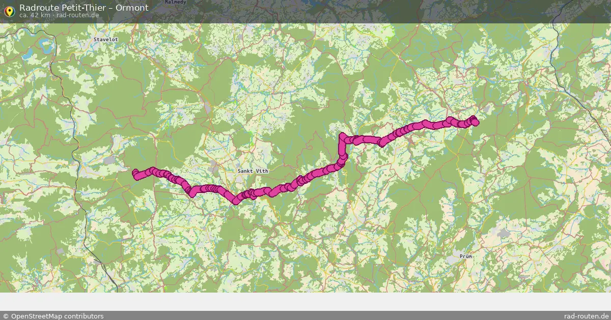 Radtour Petit-Thier – Ormont