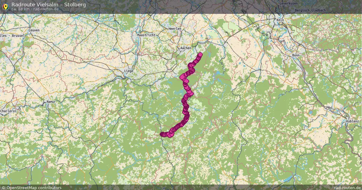 Radtour Vielsalm – Stolberg