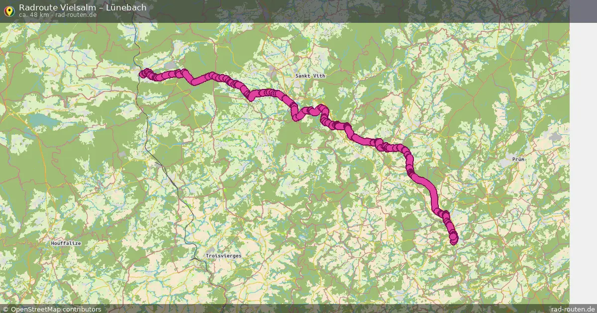 Radtour Vielsalm – Lünebach