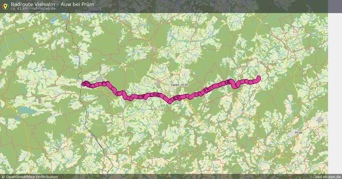 Radtour Vielsalm – Auw Bei Prüm