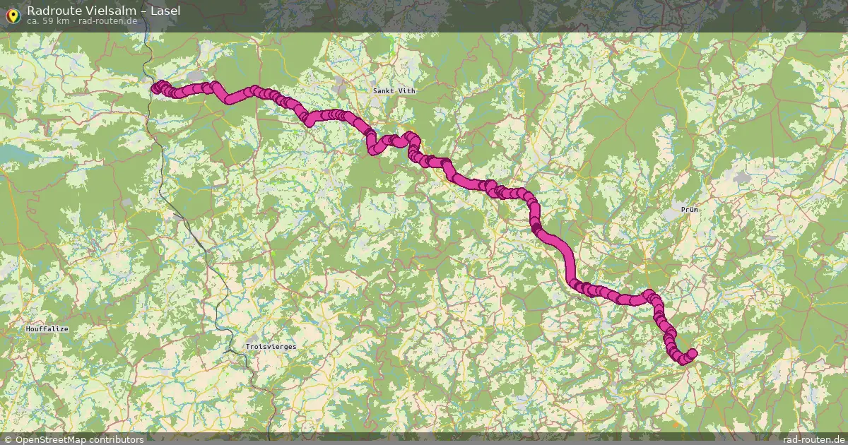 Radtour Vielsalm – Lasel