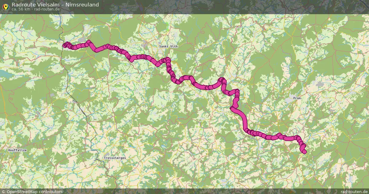 Radtour Vielsalm – Nimsreuland