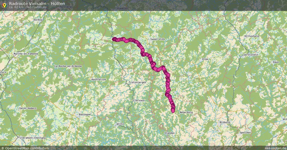 Radtour Vielsalm – Hütten