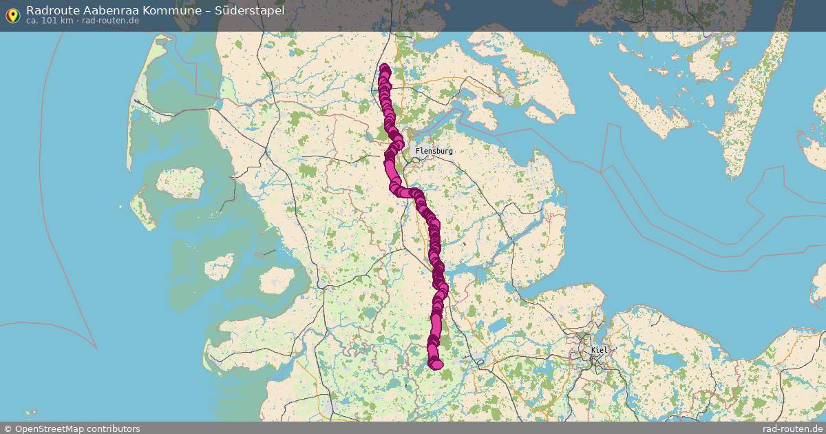 Fahrradroute Aabenraa Kommune – Ahneby