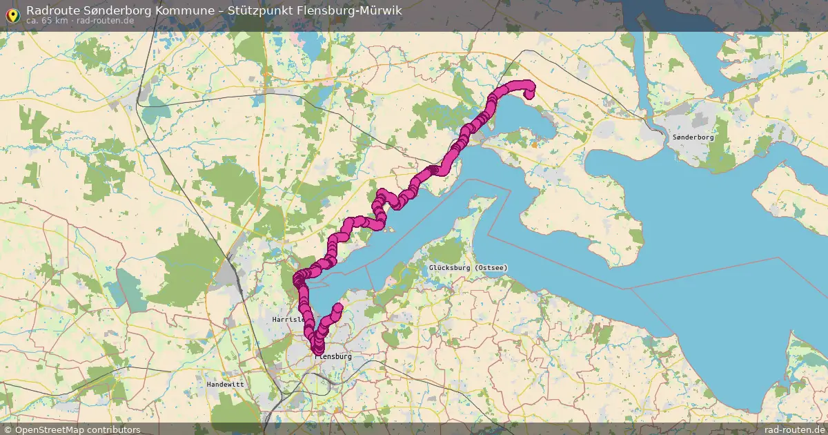 Radtour Sønderborg Kommune – Stützpunkt Flensburg-Mürwik