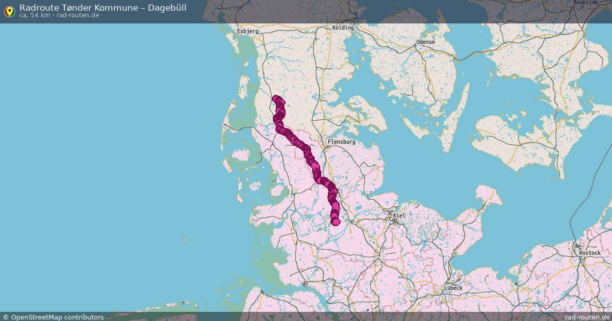 Fahrradroute Tønder Kommune – Süderlügum