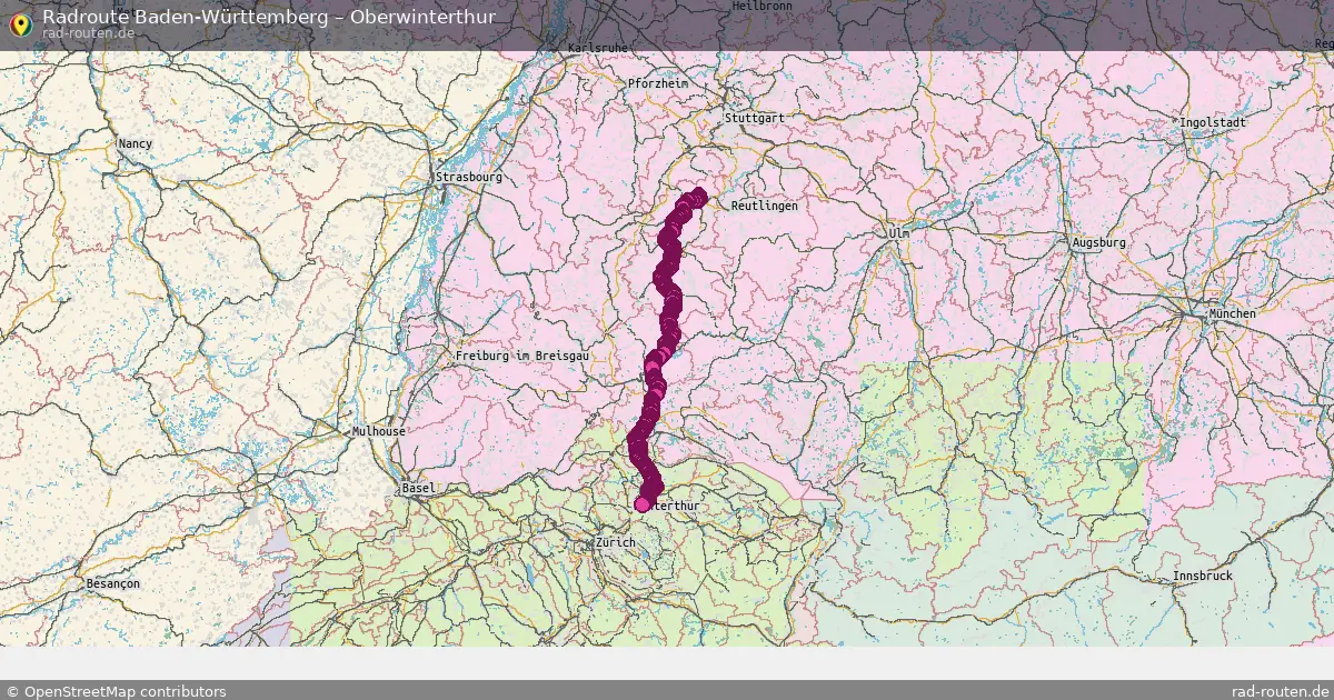 Radtour Baden-Württemberg – Oberwinterthur