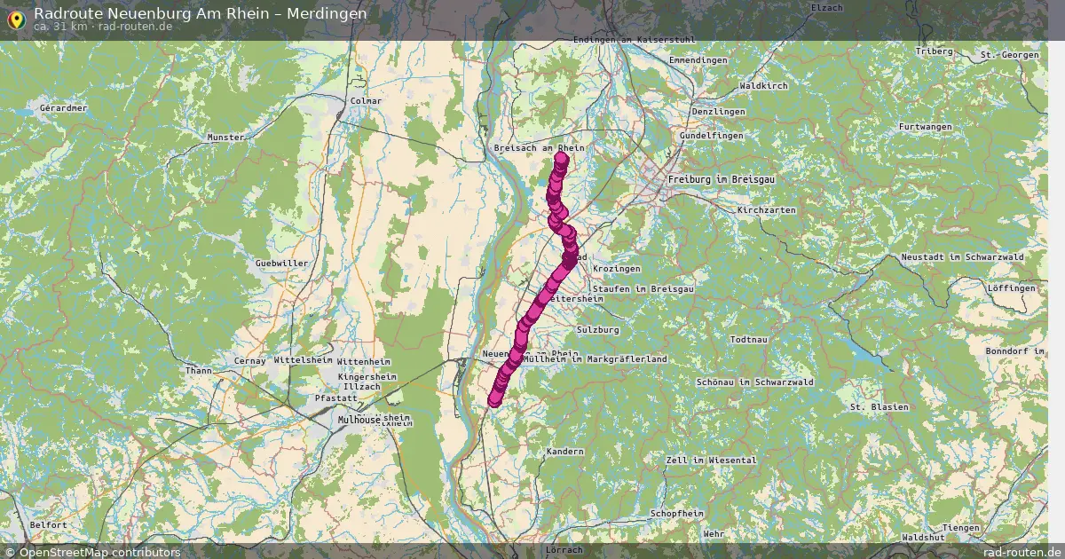 Radtour Neuenburg Am Rhein – Merdingen