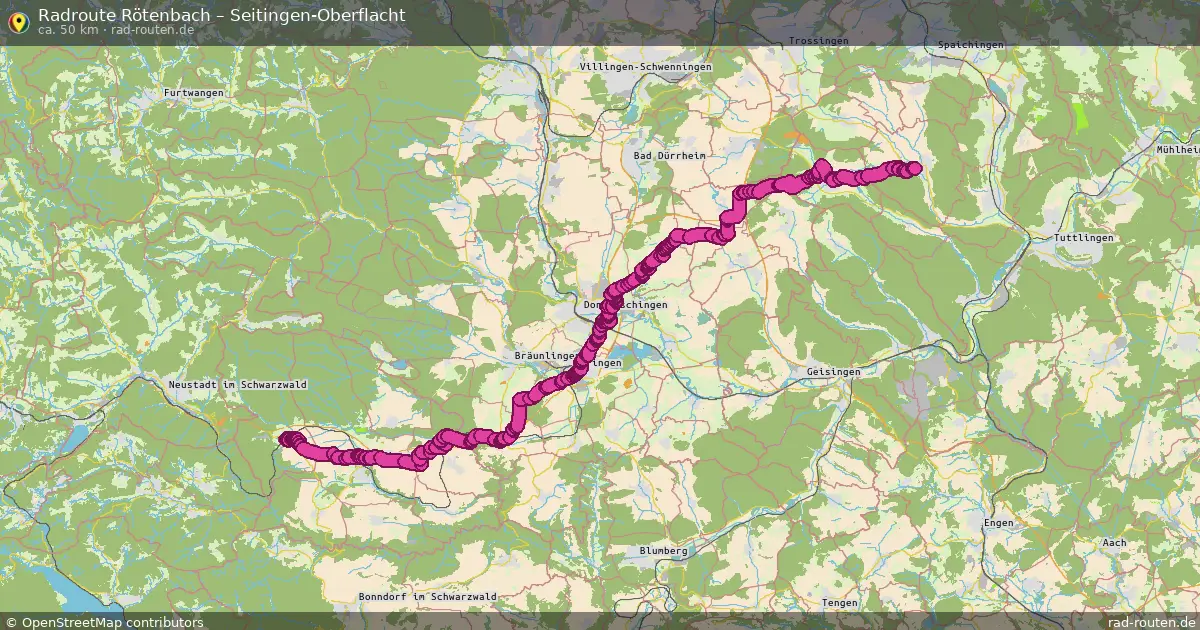 Radtour Rötenbach – Seitingen-Oberflacht