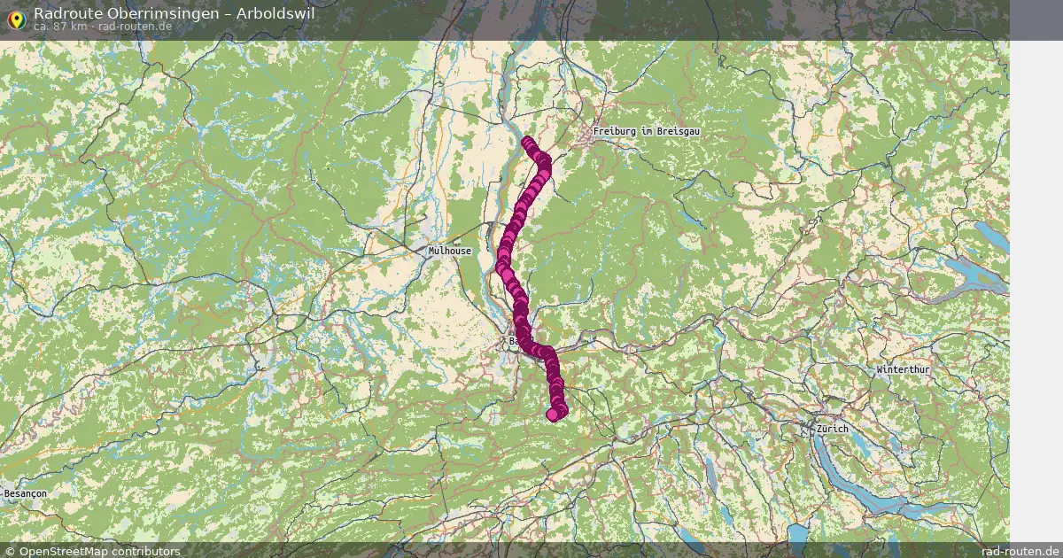 Radtour Oberrimsingen – Arboldswil