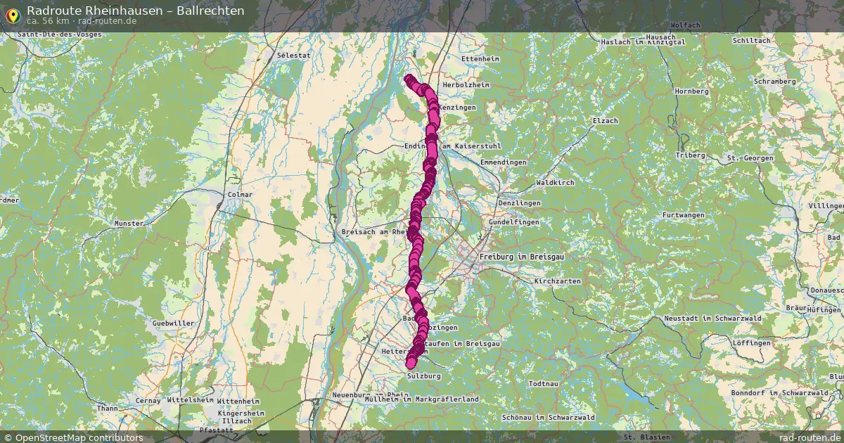 Radtour Rheinhausen – Ballrechten