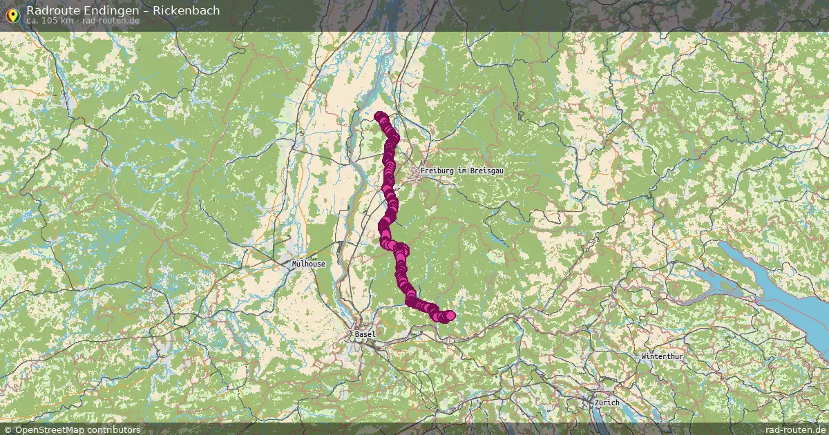 Radtour Endingen – Rickenbach