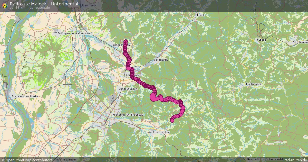 Radtour Maleck – Unteribental