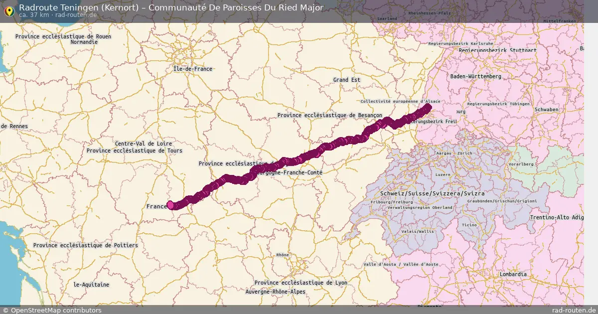 Radtour Teningen (Kernort) – Communauté Paroissiale D'ostwald