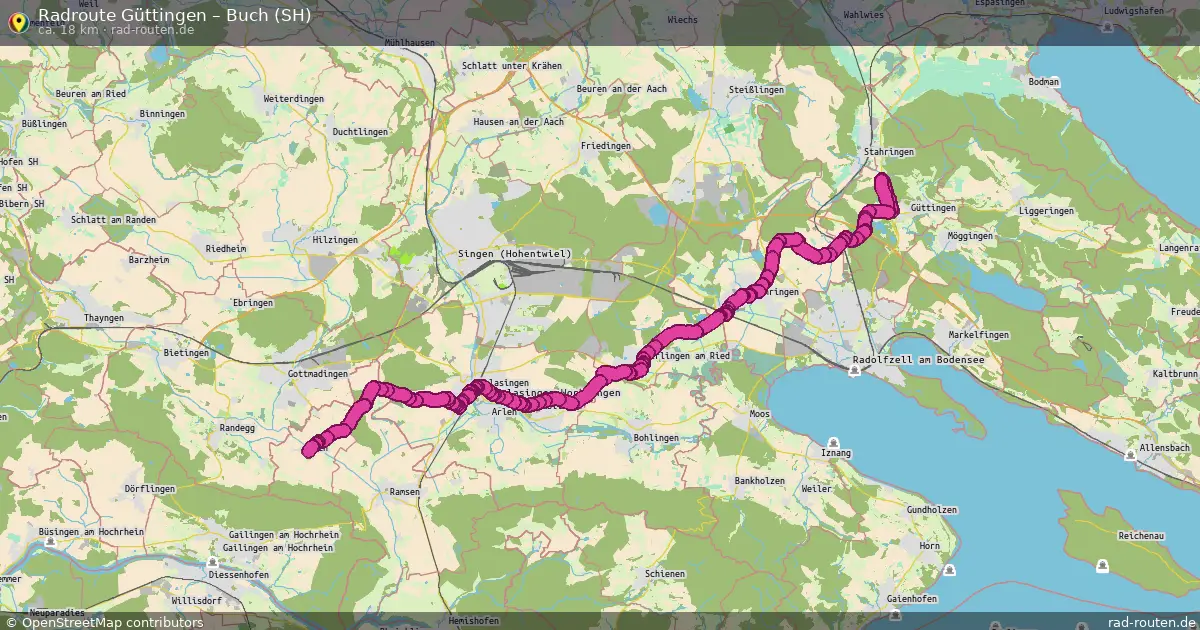 Radtour Güttingen – Buch (Sh)
